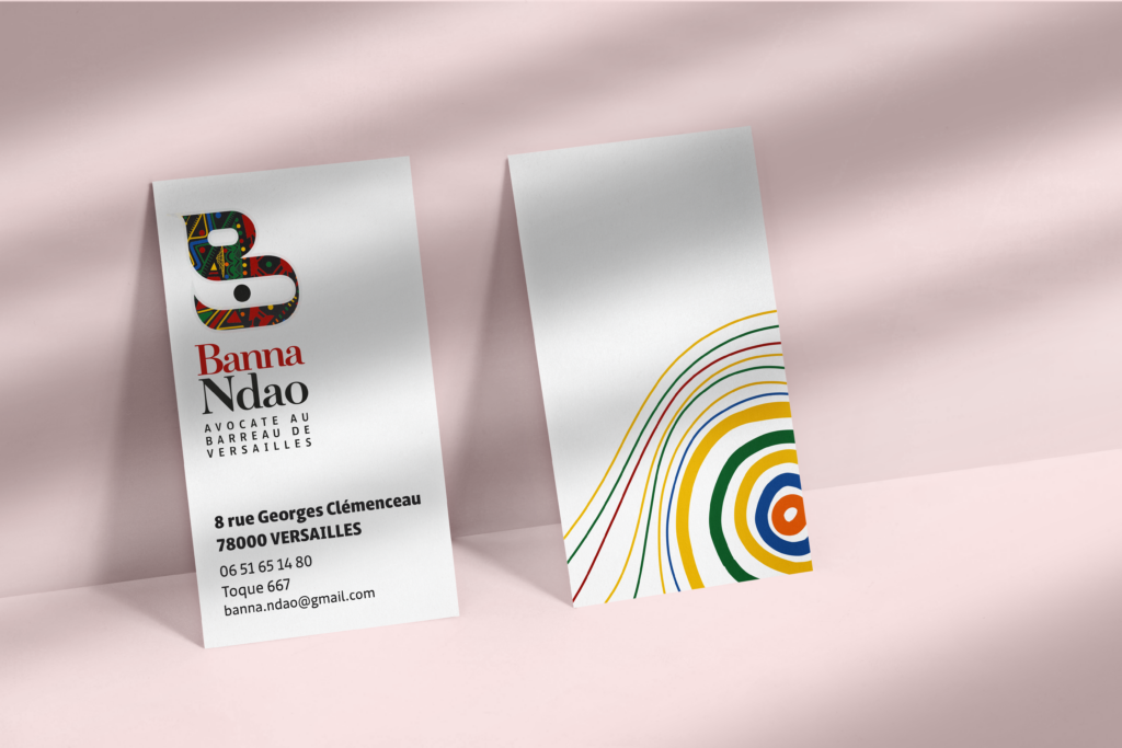 Vertical Business Card Mock Up